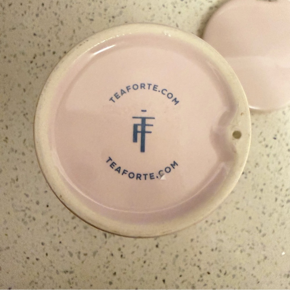 Forte Pink Ceramic Tea Accessory - Elegant Tea Service